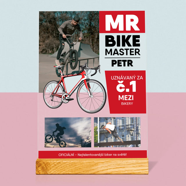 Obálka Časopisu: Mr Bike Master - Tisk Na Akrylovém Skle
