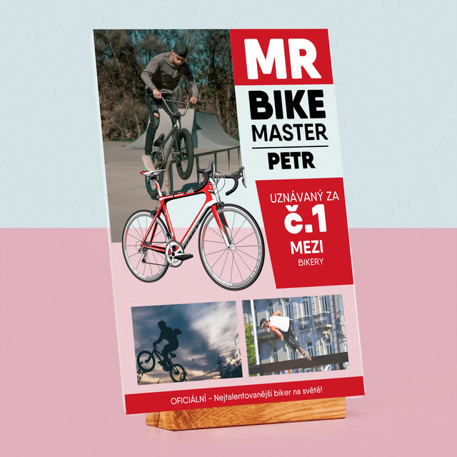 Obálka Časopisu: Mr Bike Master - Tisk Na Akrylovém Skle