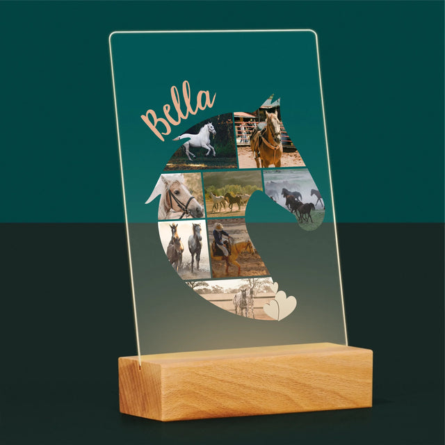 Tvar Z Fotek: Kůň - Tisk Na Akrylovém Skle