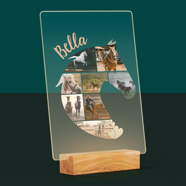 Tvar Z Fotek: Kůň - Tisk Na Akrylovém Skle