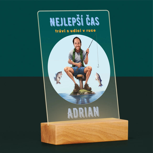 Fotka A Textem: Nejlepší Čas - Tisk Na Akrylovém Skle