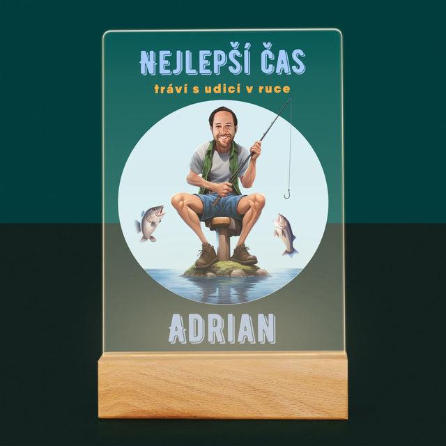 Fotka A Textem: Nejlepší Čas - Tisk Na Akrylovém Skle