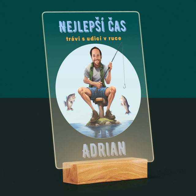 Fotka A Textem: Nejlepší Čas - Tisk Na Akrylovém Skle