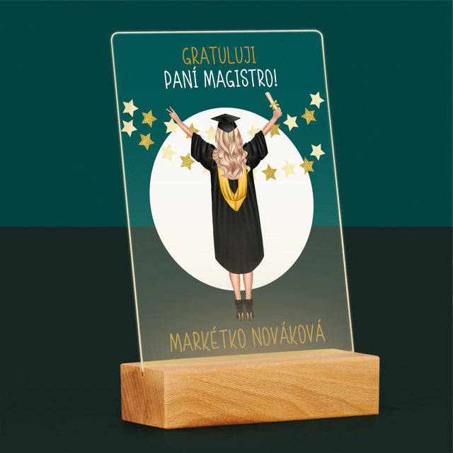 Designér Postav: Jsi Magistra - Tisk Na Akrylovém Skle