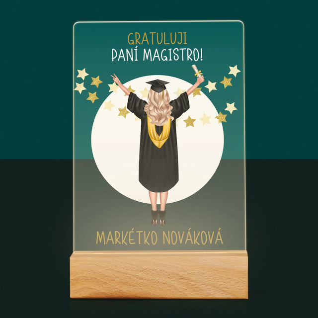 Designér Postav: Jsi Magistra - Tisk Na Akrylovém Skle