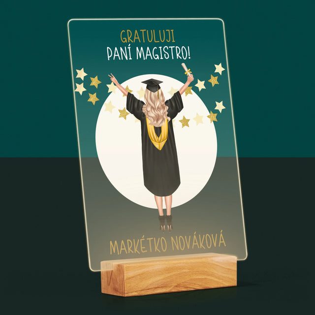 Designér Postav: Jsi Magistra - Tisk Na Akrylovém Skle