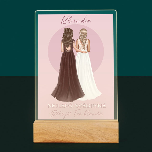 Designér Postav: Nejlepší Svědkyně - Tisk Na Akrylovém Skle