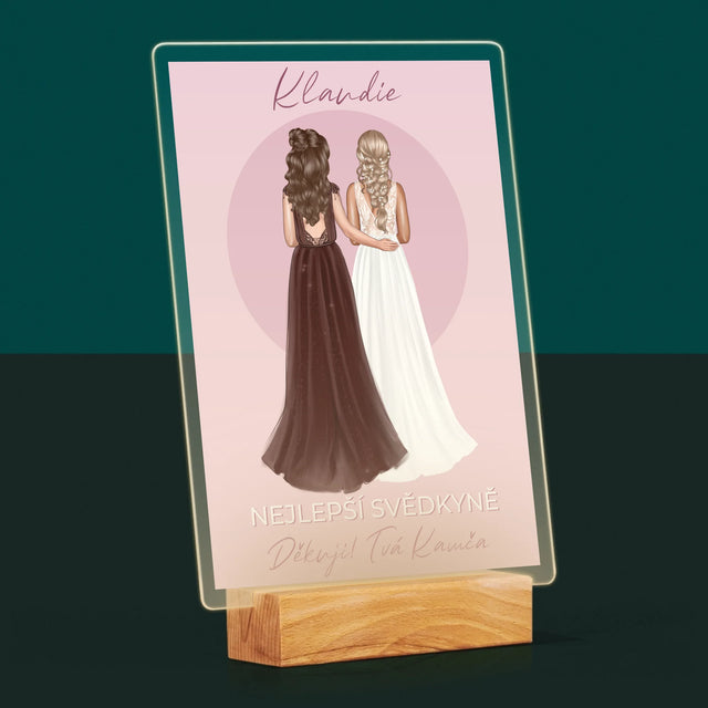 Designér Postav: Nejlepší Svědkyně - Tisk Na Akrylovém Skle