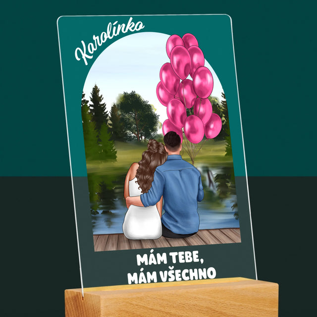 Designér Postav: Ona A On - Tisk Na Akrylovém Skle