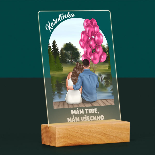 Designér Postav: Ona A On - Tisk Na Akrylovém Skle