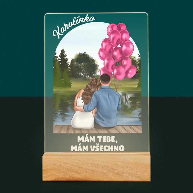 Designér Postav: Ona A On - Tisk Na Akrylovém Skle