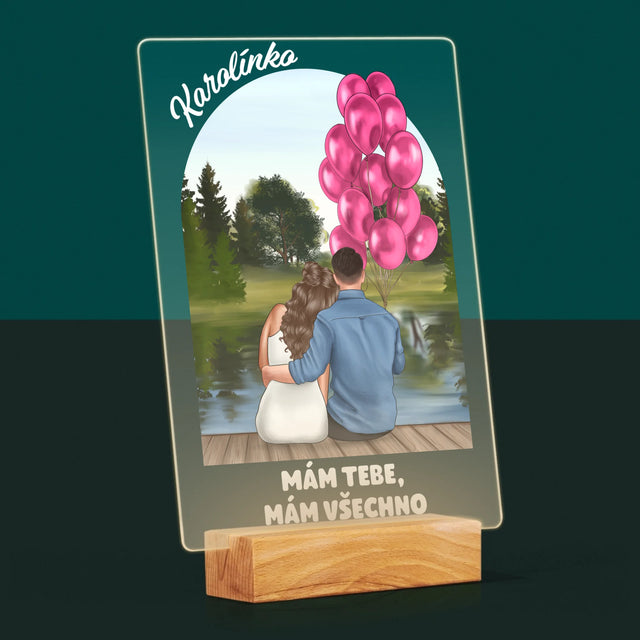 Designér Postav: Ona A On - Tisk Na Akrylovém Skle