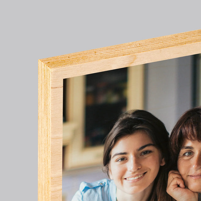 Fotografie a popisek: Definice mámy - tisk na dřevo | Česká republika