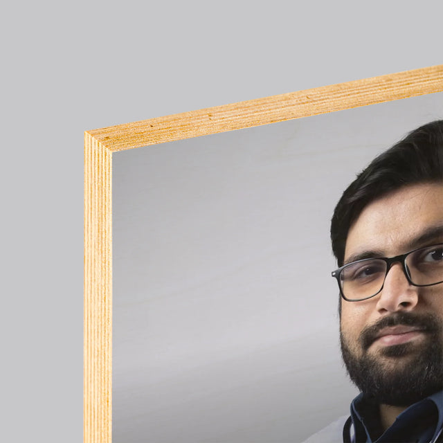 Fotografie a podpis: Definice lékaře - tisk na dřevo | Česká republika