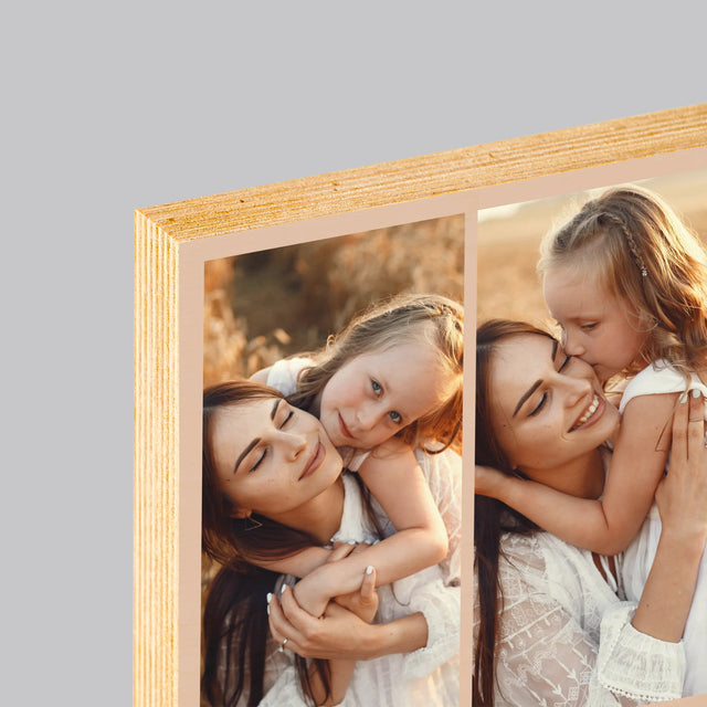 Fotokoláž: M Like Mommy - tisk na dřevo | Česká republika