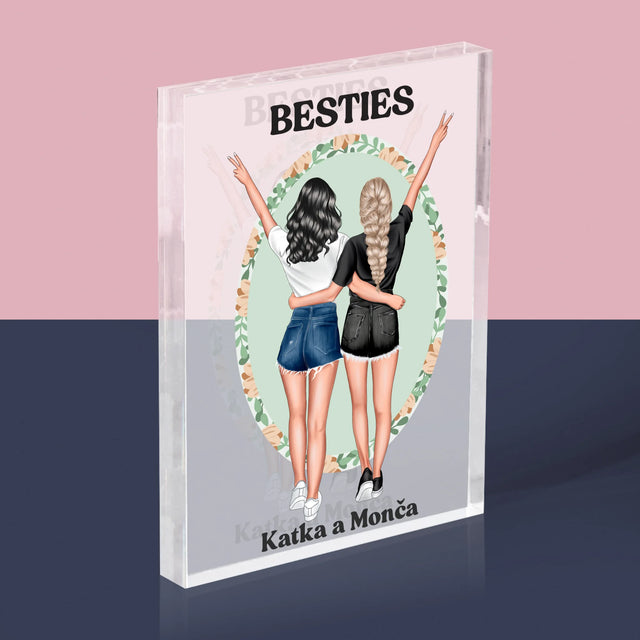 Designér Postav: Best Friends - Akrylový Blok