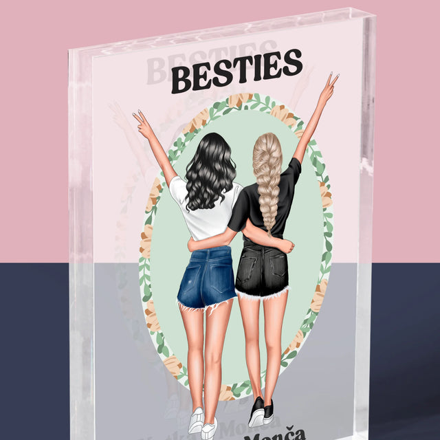 Designér Postav: Best Friends - Akrylový Blok