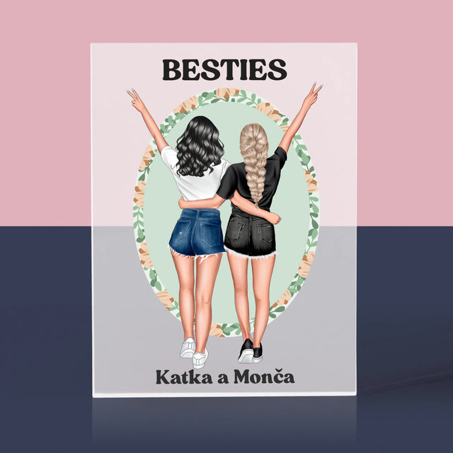 Designér Postav: Best Friends - Akrylový Blok