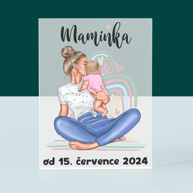 Designér Postav: Mladá Mamina - Akrylový Blok