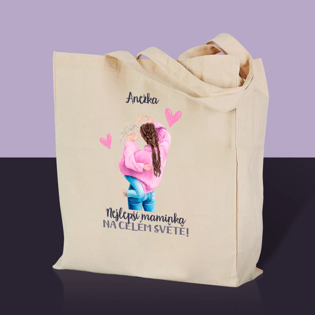 Designér Postav: Nejlepší Maminka Na Světě - Plátěná Taška