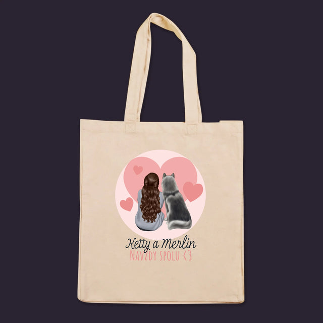 Designér Postav: Psí Přítel - Plátěná Taška