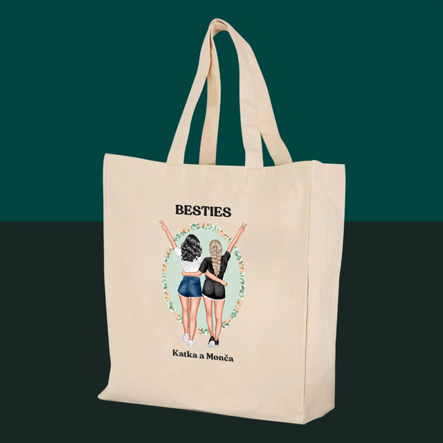Designér Postav: Best Friends - Plátěná Taška