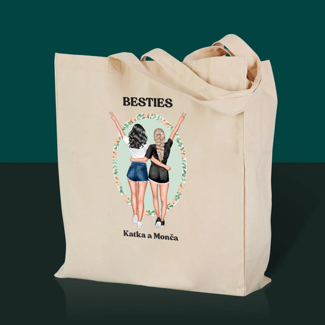 Designér Postav: Best Friends - Plátěná Taška