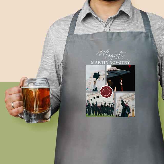 Fotokoláž: Magistr - Zástěra