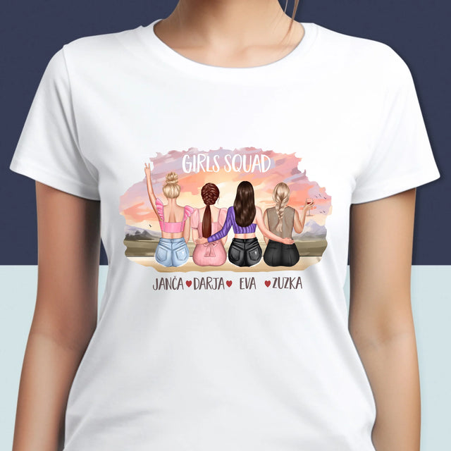Designér Postav: Girls Squad - Damské Tričko