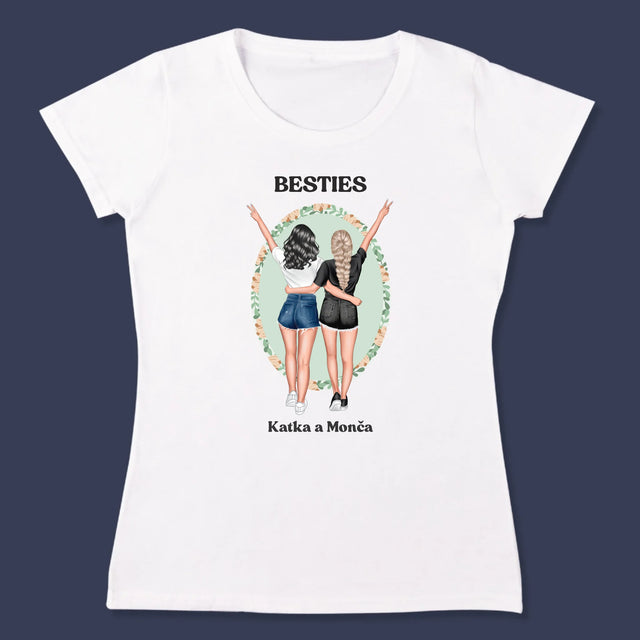 Designér Postav: Best Friends - Damské Tričko