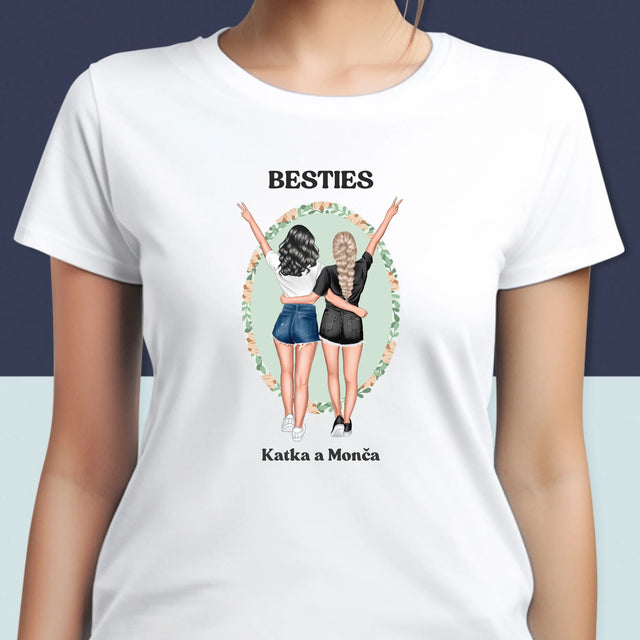 Designér Postav: Best Friends - Damské Tričko