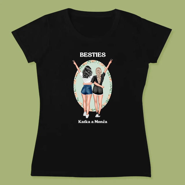 Designér Postav: Best Friends - Damské Tričko