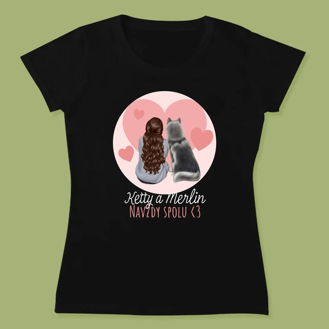 Designér Postav: Psí Přítel - Damské Tričko