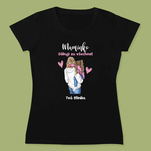 Designér Postav: Máma S Dítětem - Damské Tričko