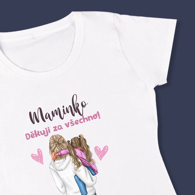 Designér Postav: Máma S Dítětem - Damské Tričko