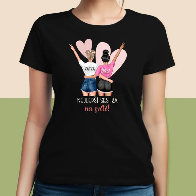 Designér Postav: Nejlepší Sestra Na Světě - Damské Tričko