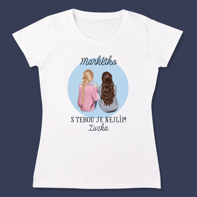 Designér Postav: Přítelkyně - Damské Tričko