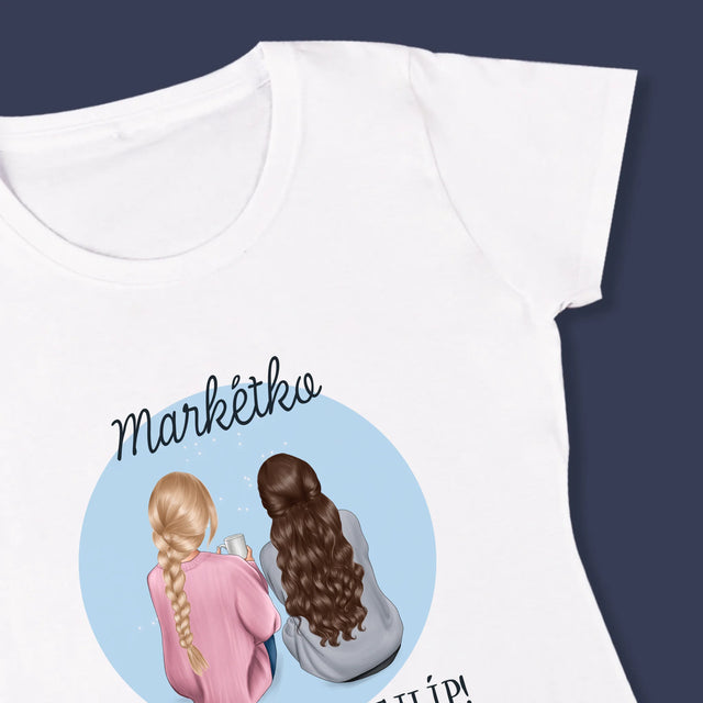 Designér Postav: Přítelkyně - Damské Tričko