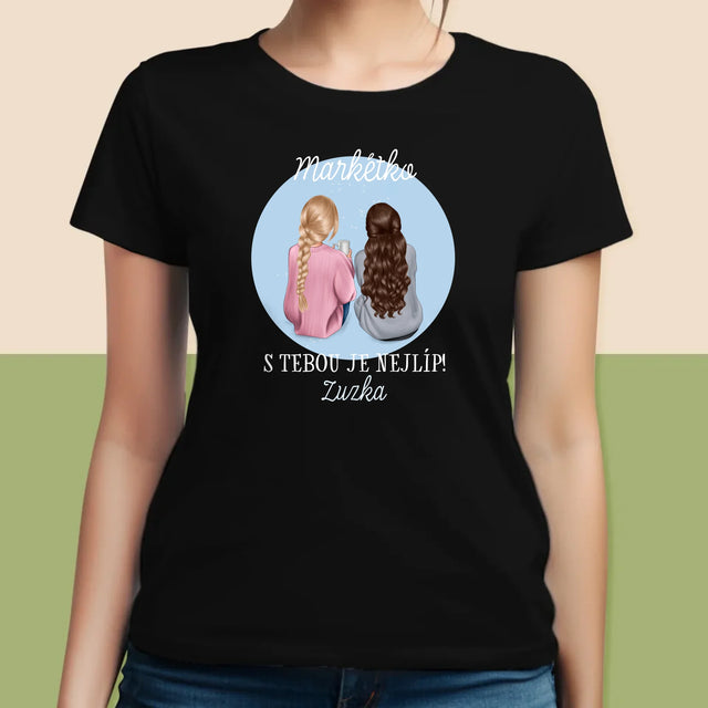 Designér Postav: Přítelkyně - Damské Tričko