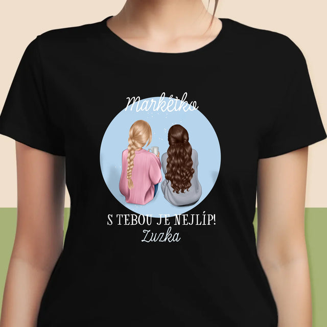 Designér Postav: Přítelkyně - Damské Tričko
