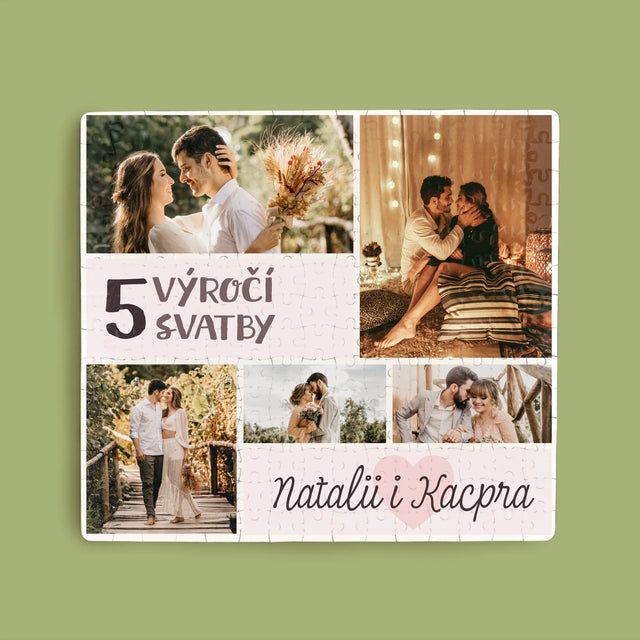 Fotokoláž: 5. Výročí - Puzzle