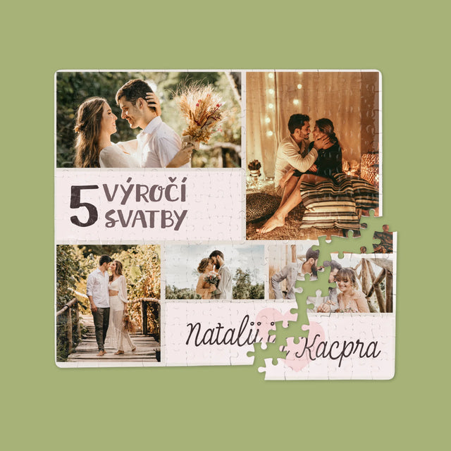 Fotokoláž: 5. Výročí - Puzzle