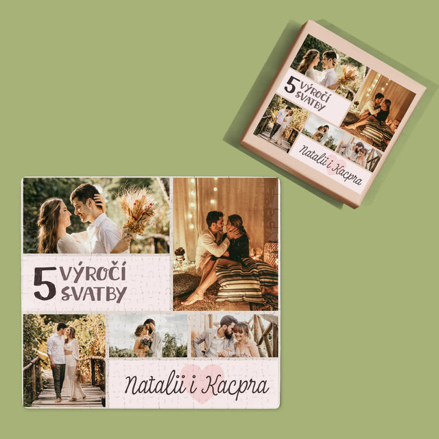 Fotokoláž: 5. Výročí - Puzzle
