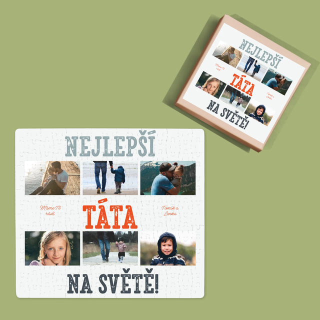 Fotokoláž: Nejlepší Táta Na Světě Snímky - Puzzle