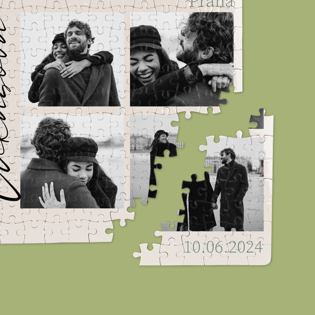 Fotokoláž: Mr&Mrs Svatební - Puzzle