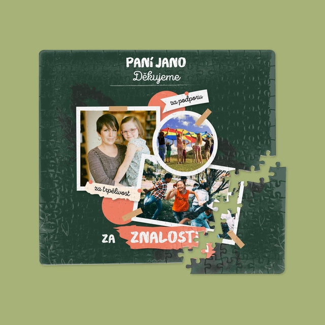 Fotokoláž: Děkujeme Za Znalosti - Puzzle