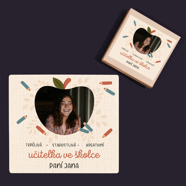 Fotka A Textem: Učitelka Ve Školce - Puzzle