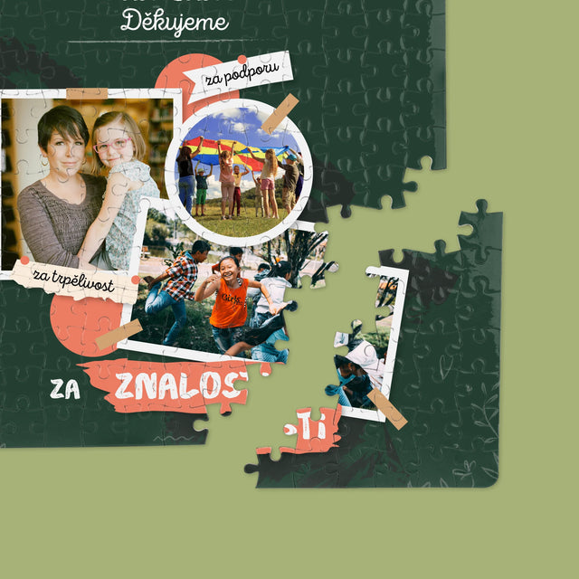 Fotokoláž: Děkujeme Za Znalosti - Puzzle