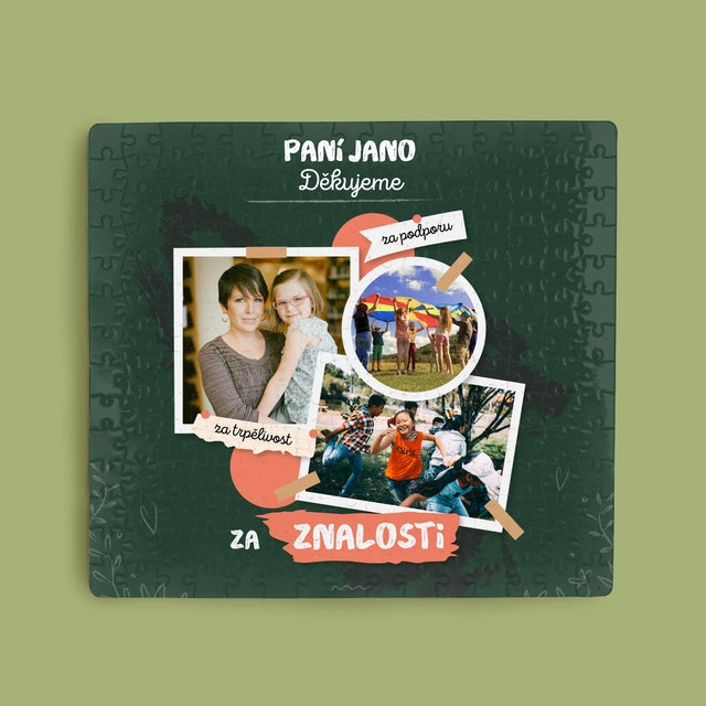 Fotokoláž: Děkujeme Za Znalosti - Puzzle