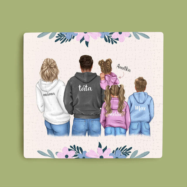 Designér Postav: Rodina S Dětmi - Puzzle